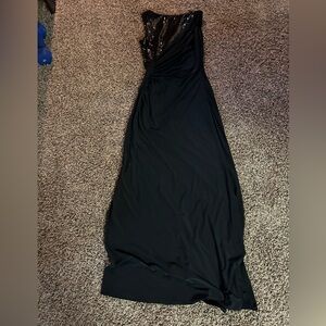 Elegant Black Evening Gown size 8